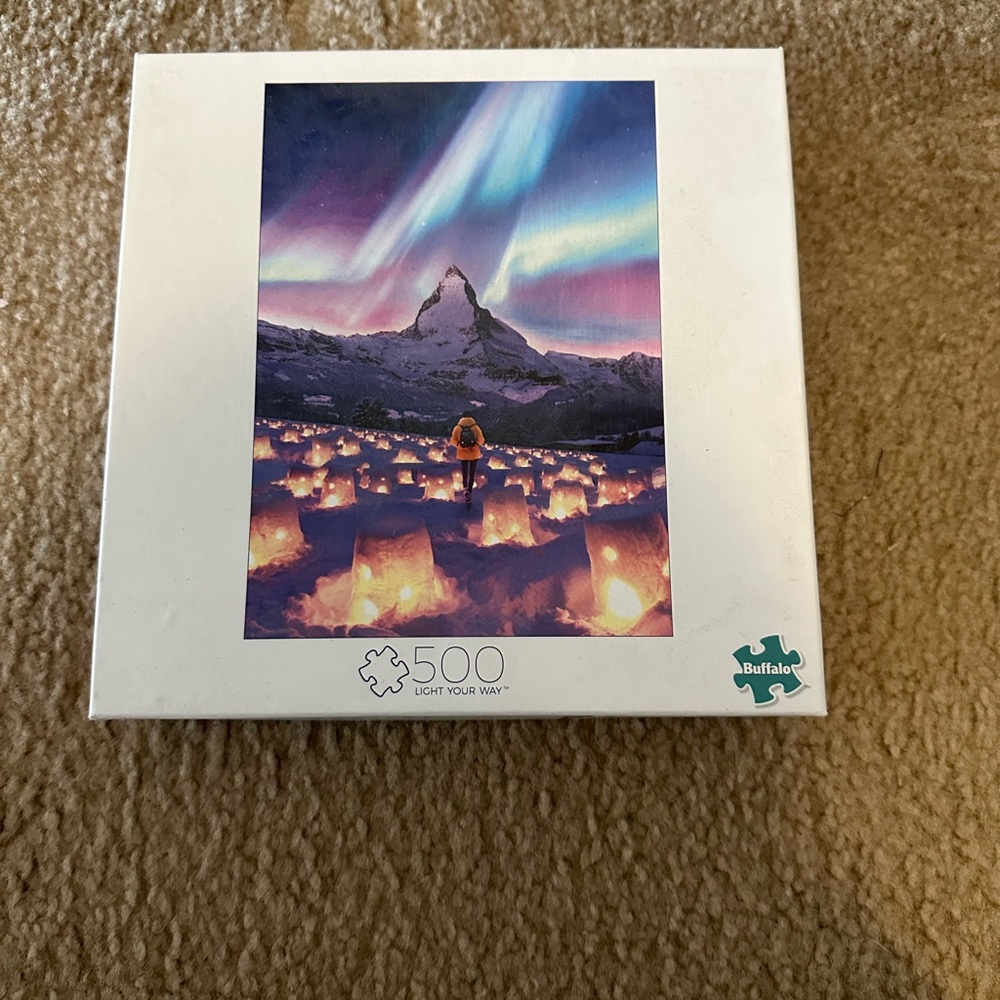 500 piece winter themed puzzle